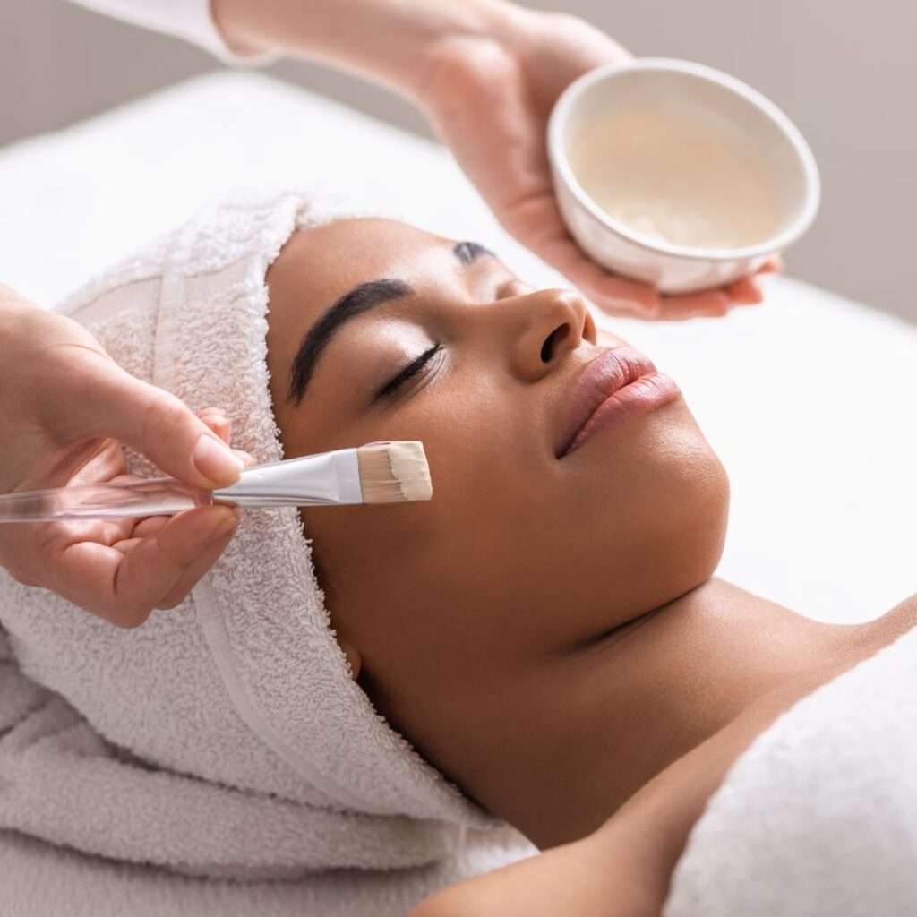 Chemical peel application